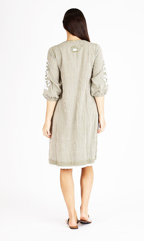 KYLIE- Embroidered Shirtdress