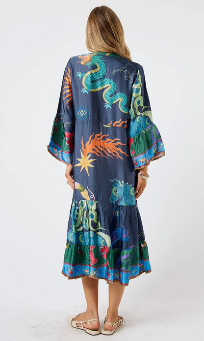 LOOPS- Midi Dress