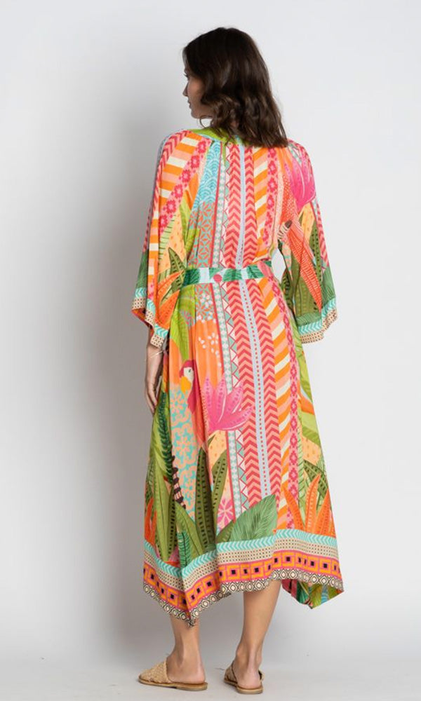 CABOS- Tropical Print Midi