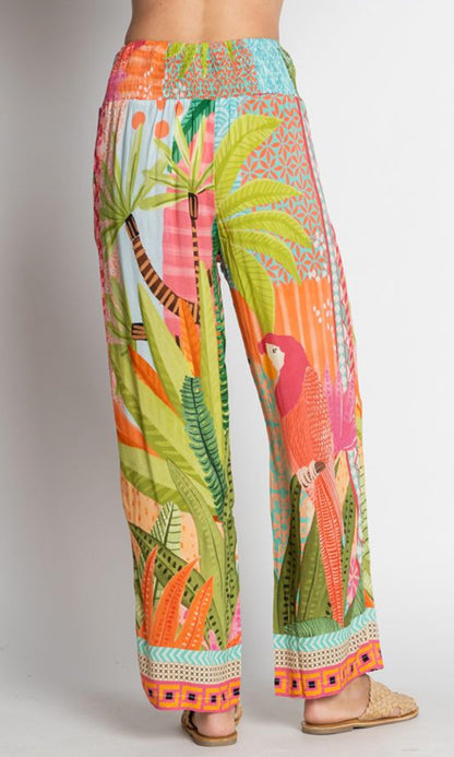 CABOS- Tropical Palazzo Pants