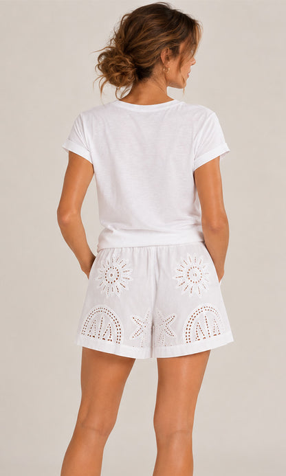 BLISS- Embroidered Short