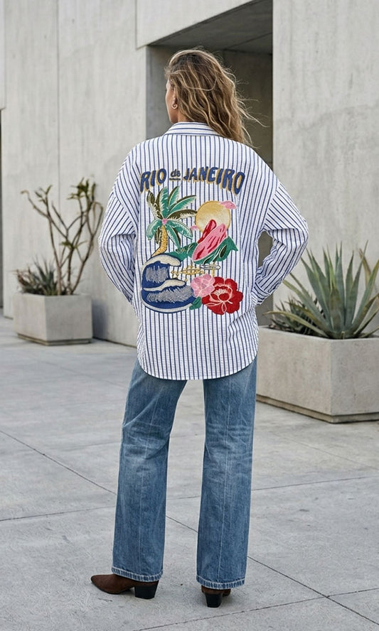 RIO- Embroidered Shirt
