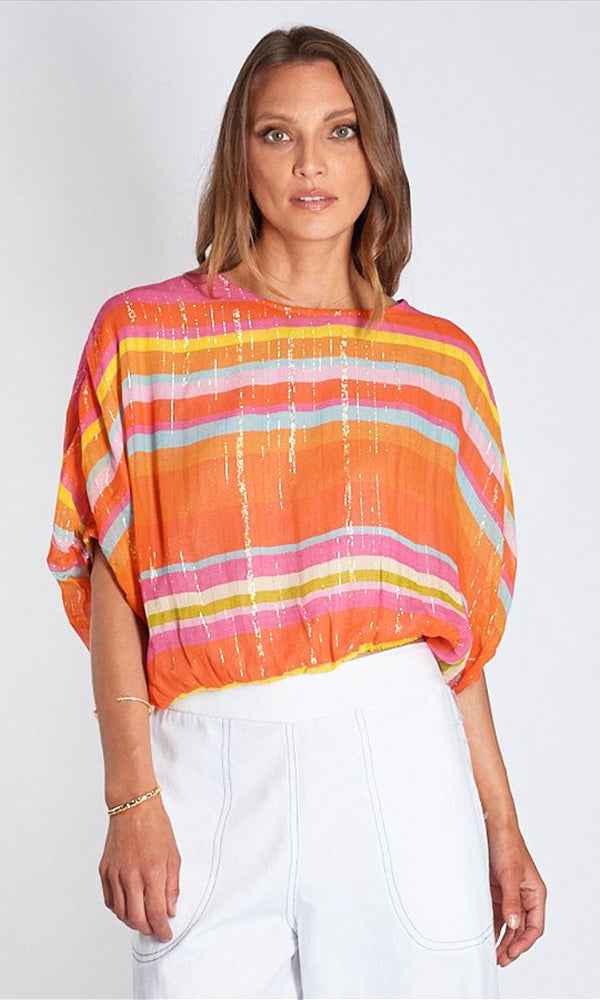 RIVER- Multi Stripe Top