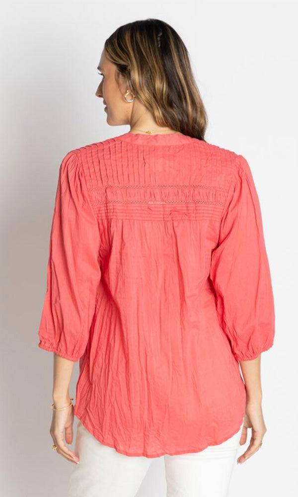 SHAY- Pleated Shirt