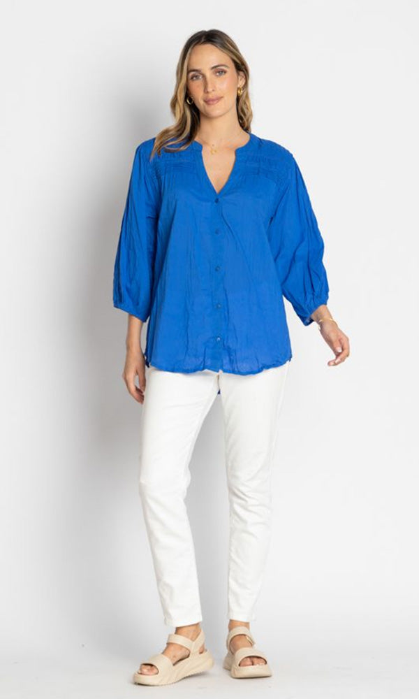 SHAY- Pleated Shirt