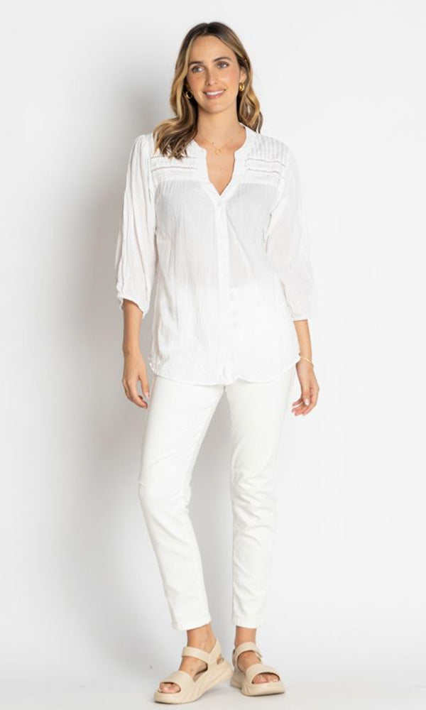 SHAY- Pleated Shirt