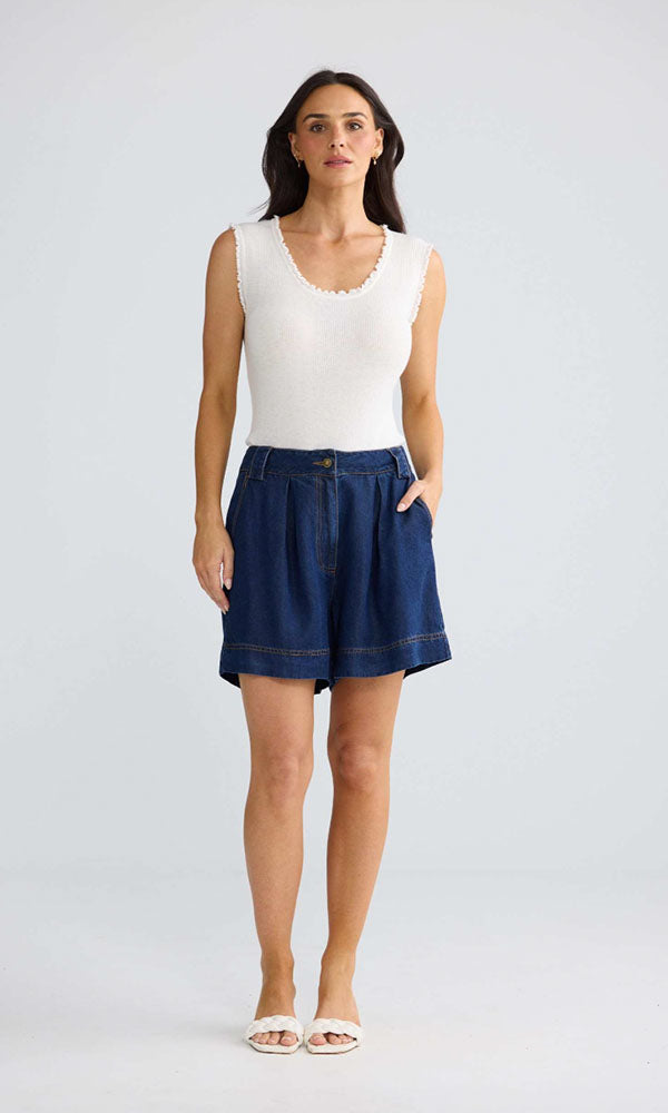 BARRY- Denim Short