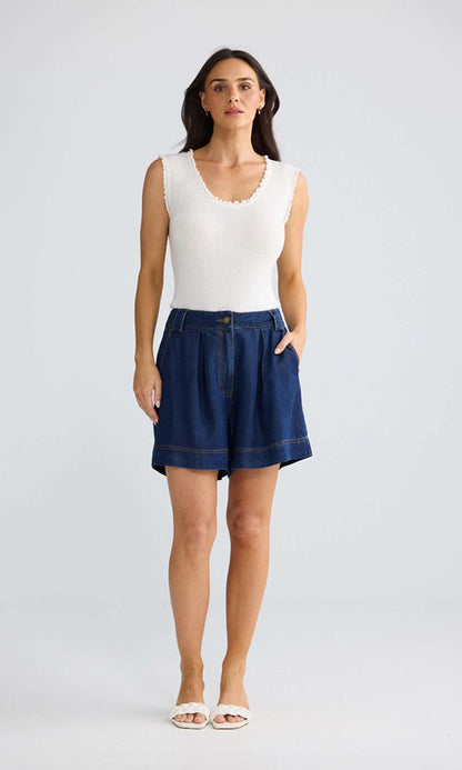 BARRY- Denim Short