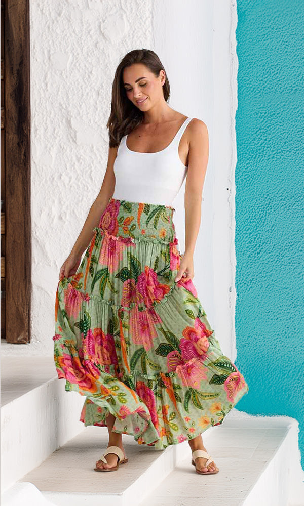 PIERRA- Tiered Dress / Skirt