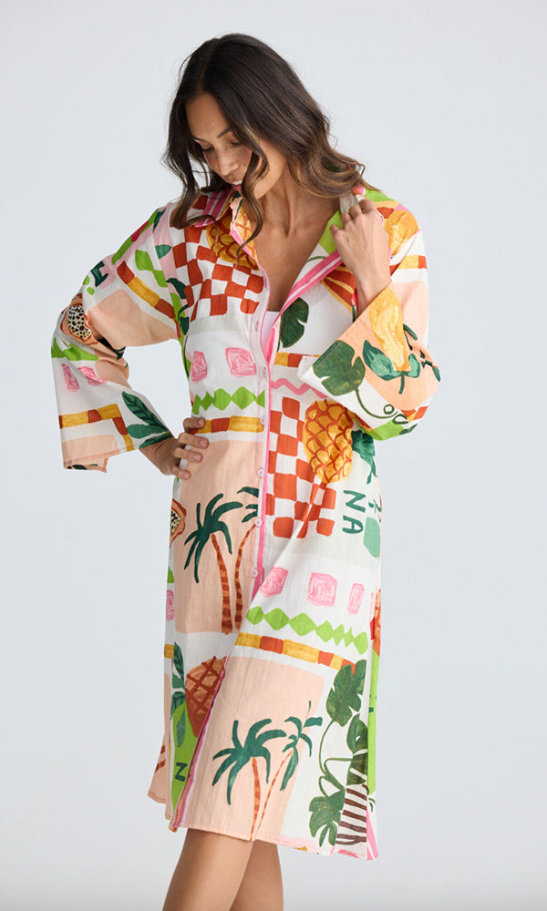 STELLA- Fiesco Shirtdress