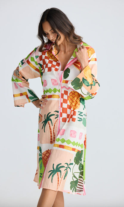 STELLA- Fiesco Shirtdress