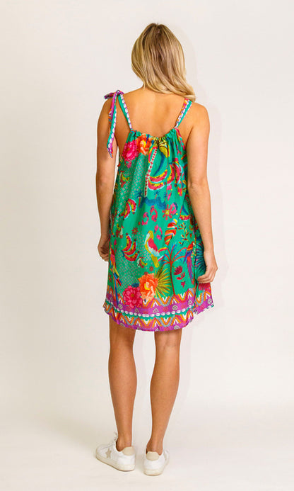 LA PLAYA- Parrot Sundress