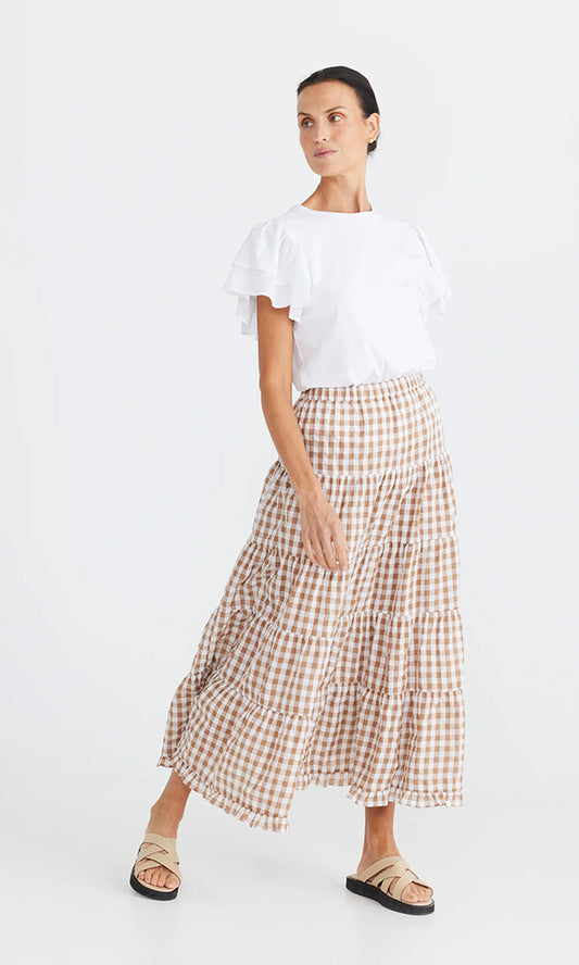 VERONICA- Tiered Skirt