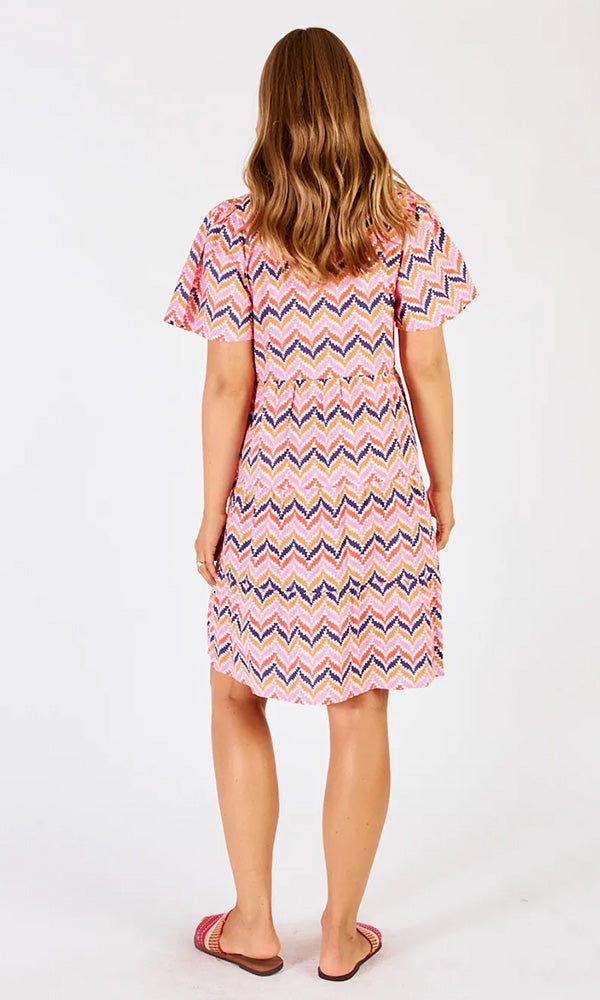 AVANA- Chevron Dress