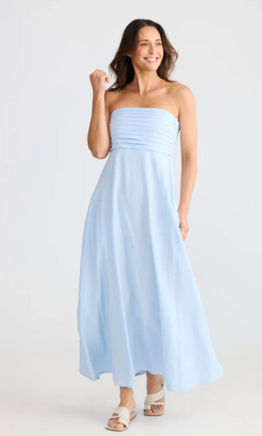 ADELIA- Strapless Maxi
