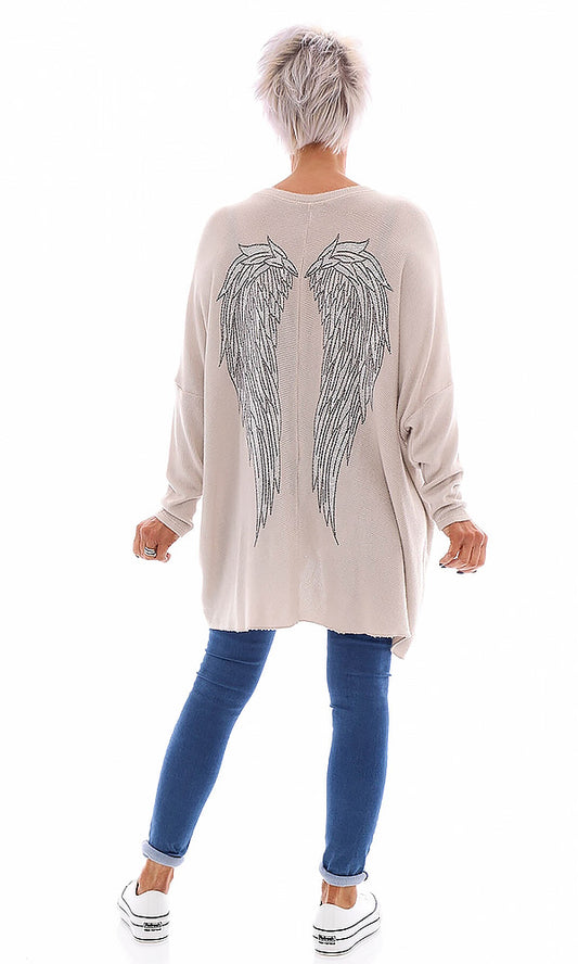 ANGEL WINGS- V-Neck Knit