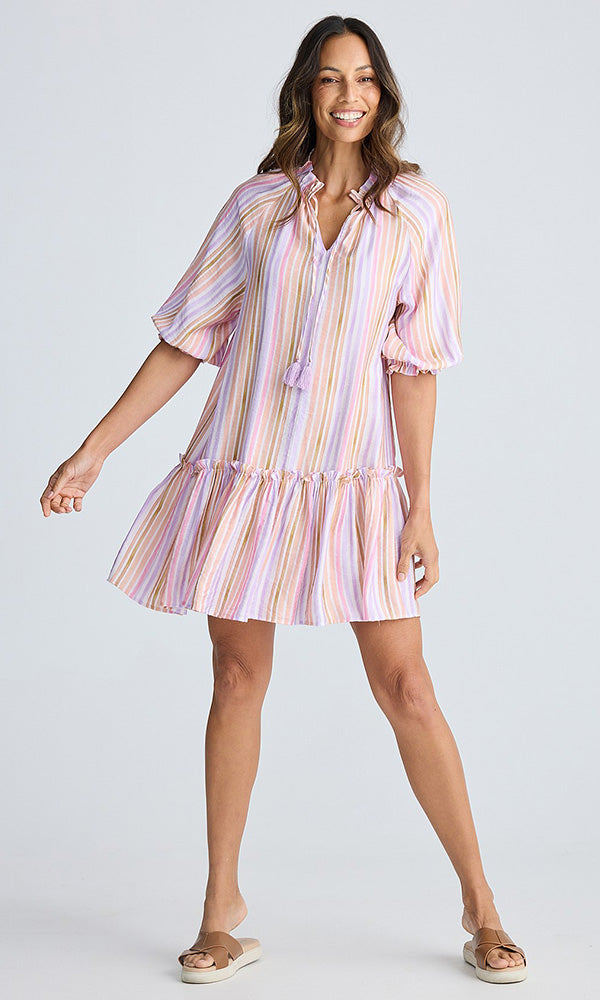AVA- Stripe Dress