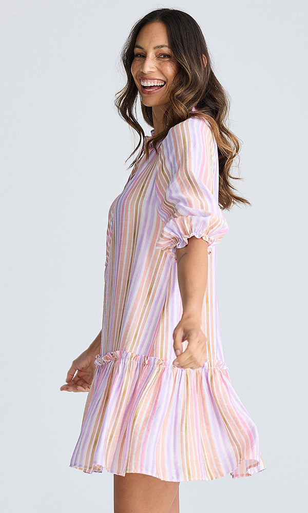 AVA- Stripe Dress