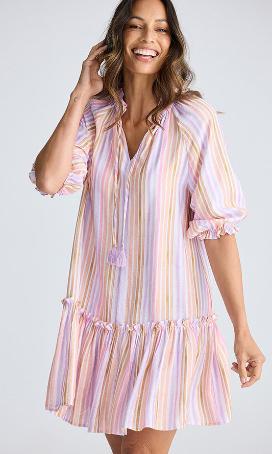 AVA- Stripe Dress