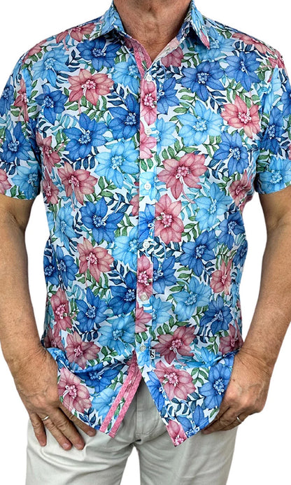 AZURE- Floral Shirt