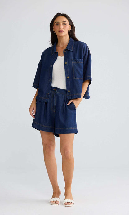 BARRY- Denim Short