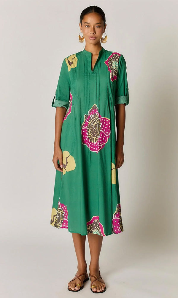 BATIK- Midi Shirtdress