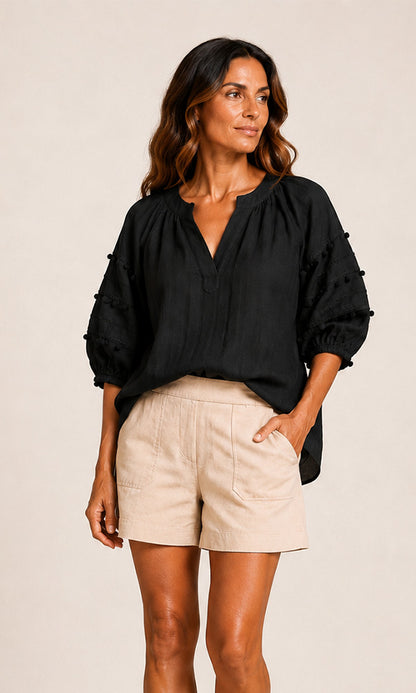 BONDI- Peasant top