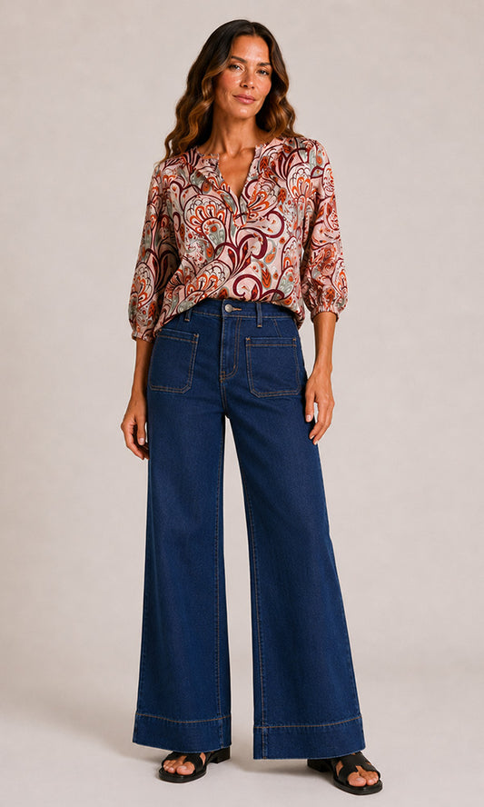 BONDI- Peasant top