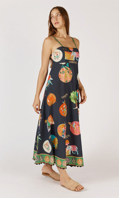 CARNIVALE- Printed Sundress