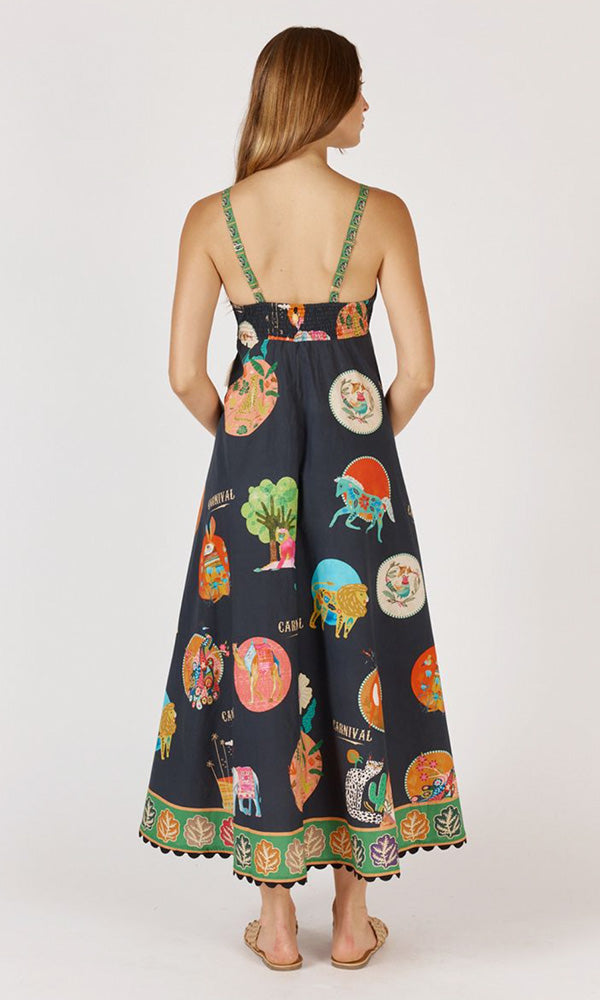 CARNIVALE- Printed Sundress