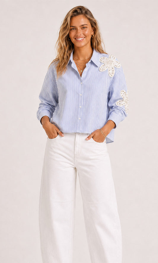 DAISY- Embellished Shirt