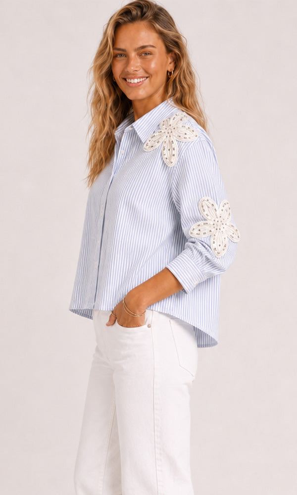 DAISY- Embellished Shirt