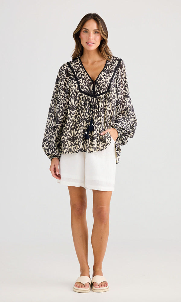 OCEAN- Raglan Blouse