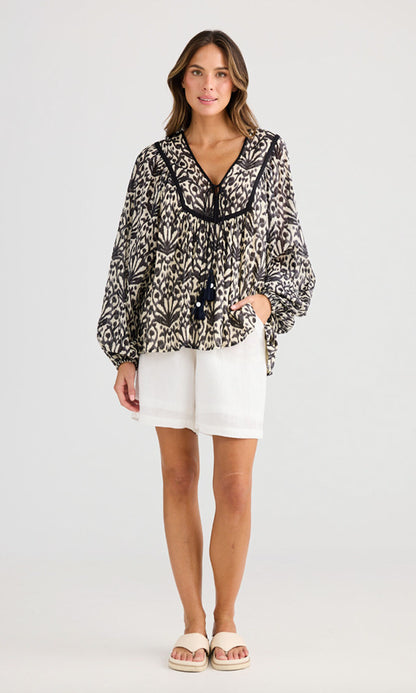 OCEAN- Raglan Blouse