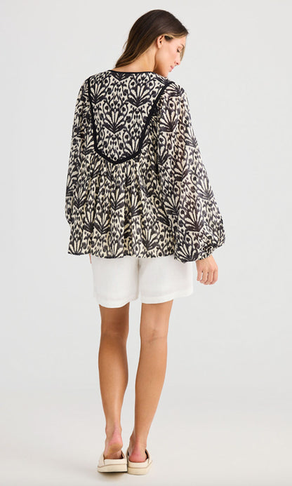 OCEAN- Raglan Blouse