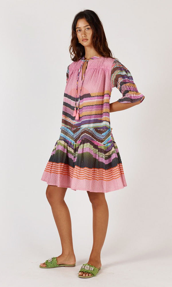 VERTIGO- Stripe Dress