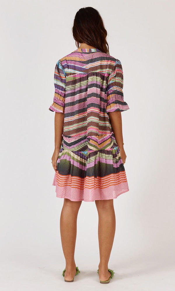 VERTIGO- Stripe Dress