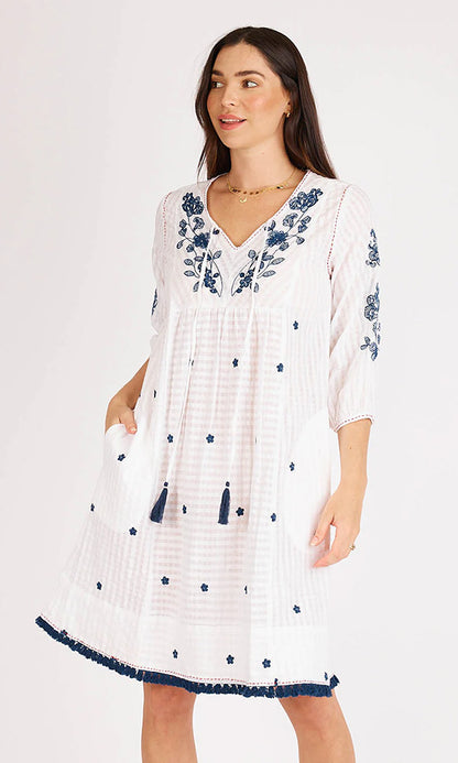 DENVER- Embroidered Dress