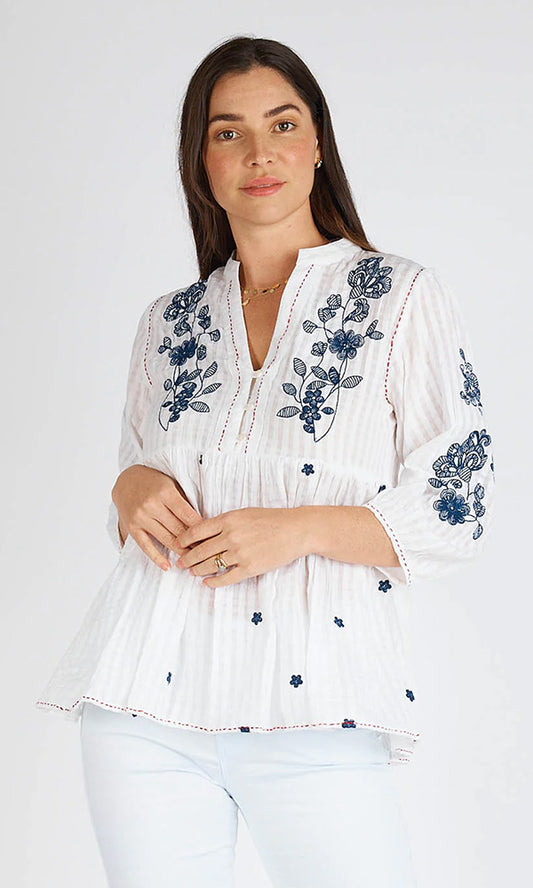 DENVER- Embroidered Top