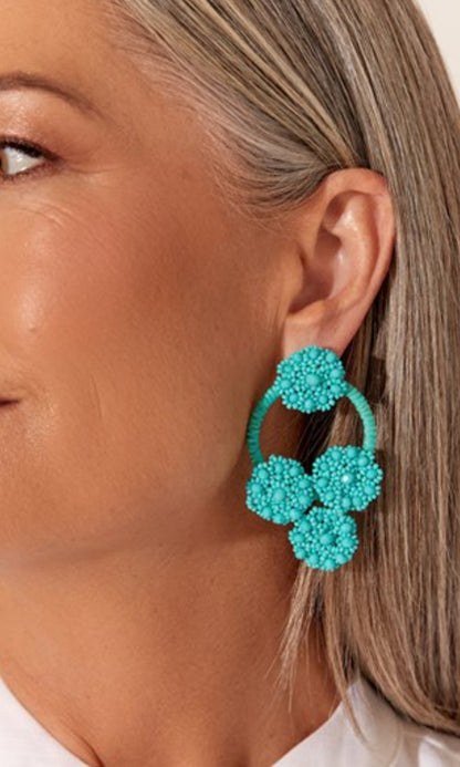 BELIZE- Beaded Earrings