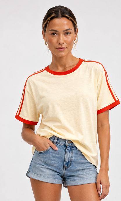 EFFY- Stripe Tee