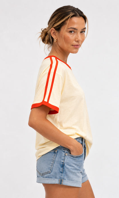 EFFY- Stripe Tee