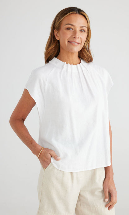 ELSA- Pleated Top