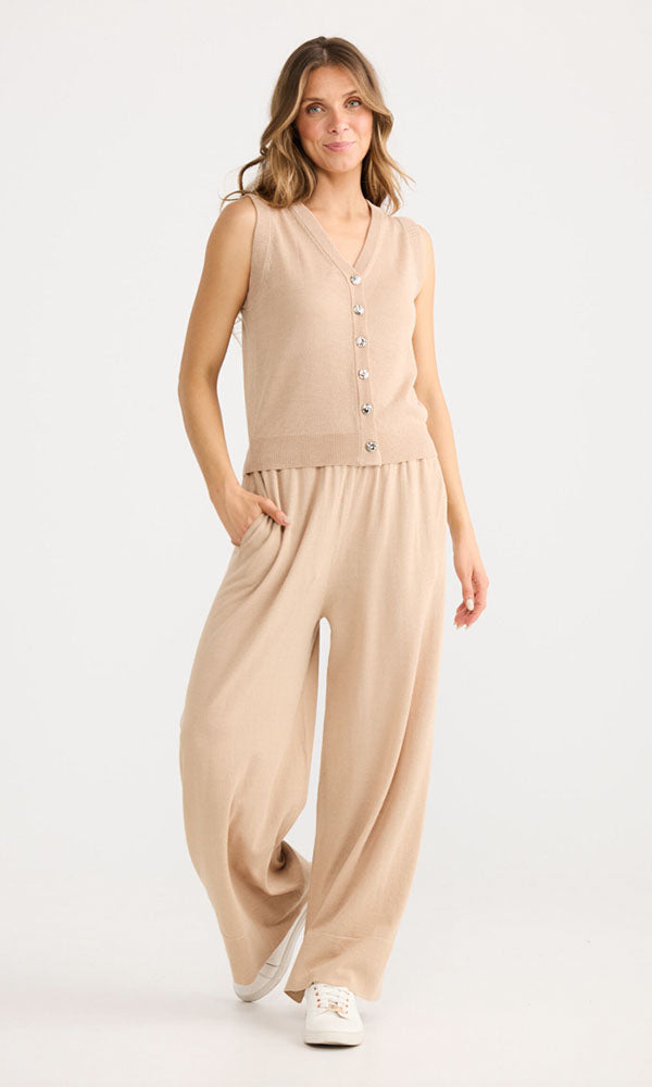 ETTA- Palazzo Knit Pants