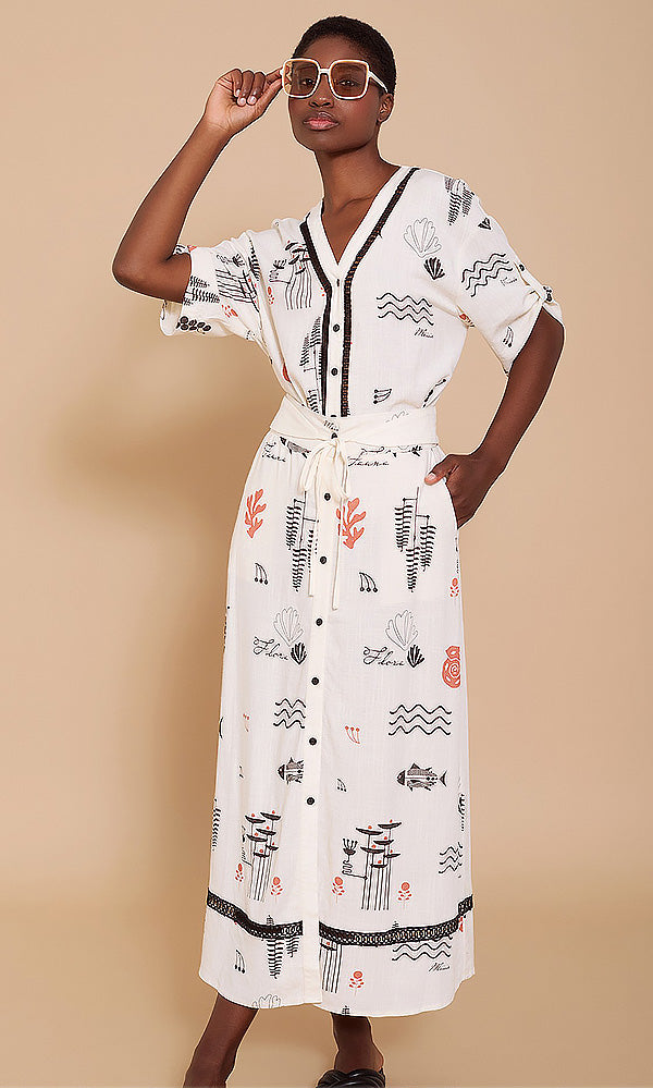 FAUNA- Lace Detail Skirt