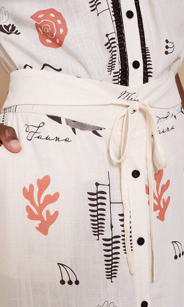 FAUNA- Lace Detail Skirt