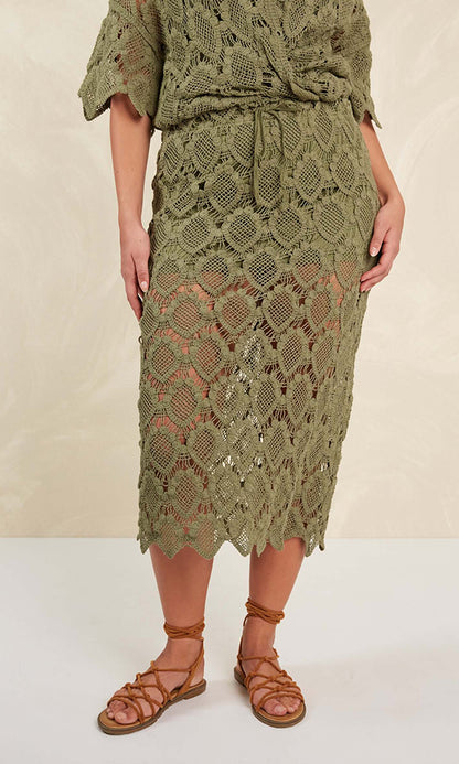 KEA- Lace Knit Skirt