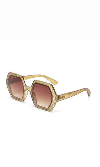 EMMA- Hexagonal Sunglasses