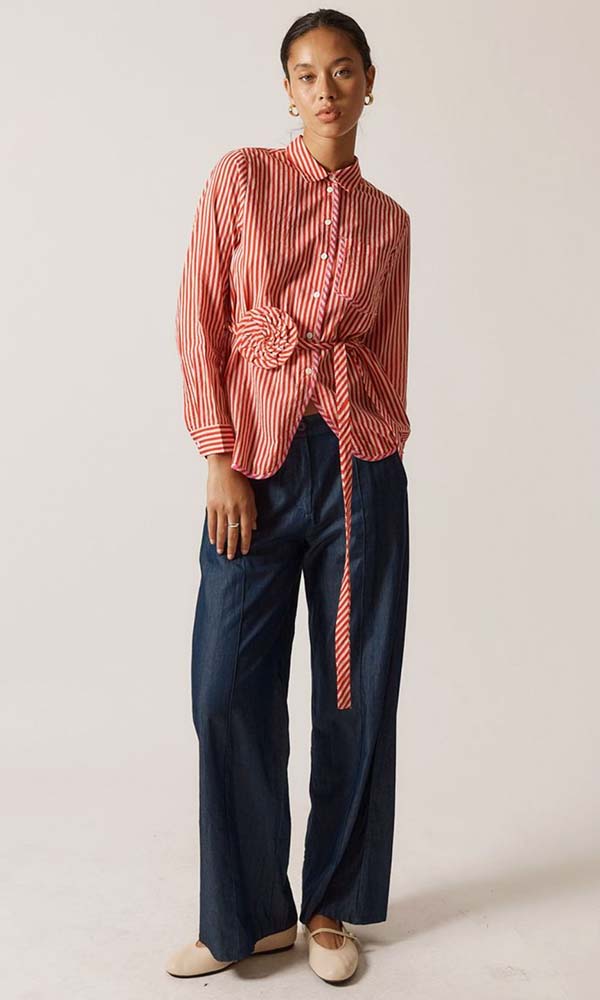 LUCINDA- Denim Trousers