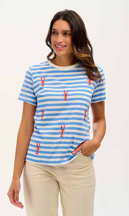 LOBSTER- Stripe Tee